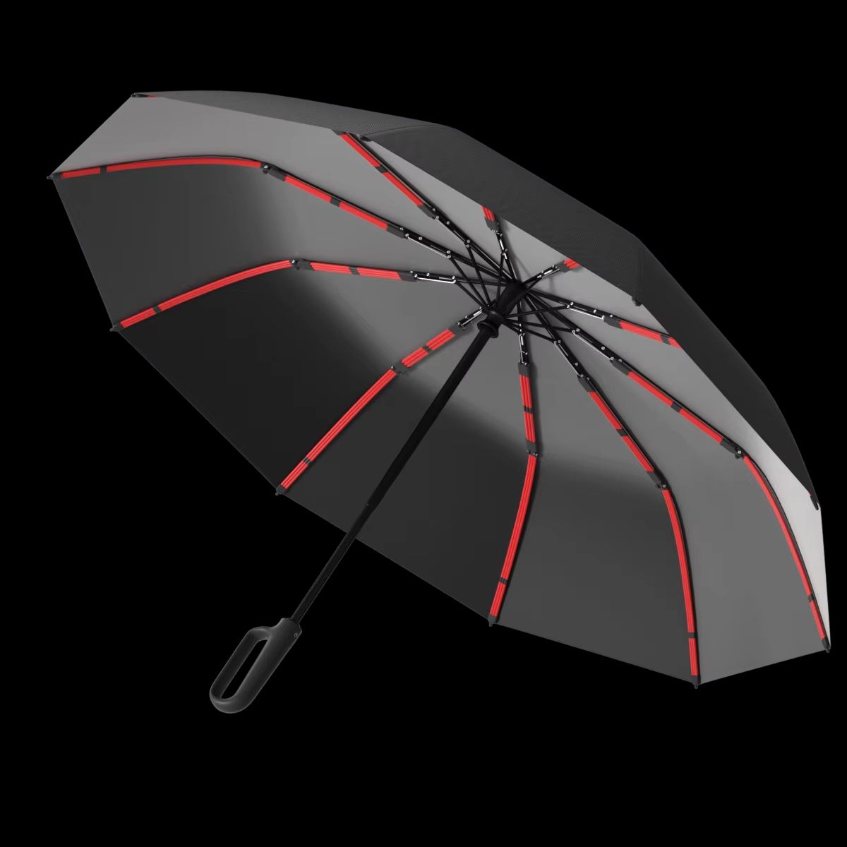Automatic Folding Umbrella  Windproof DoubleLayer Portable And Sturdy Design For Men And Women 2