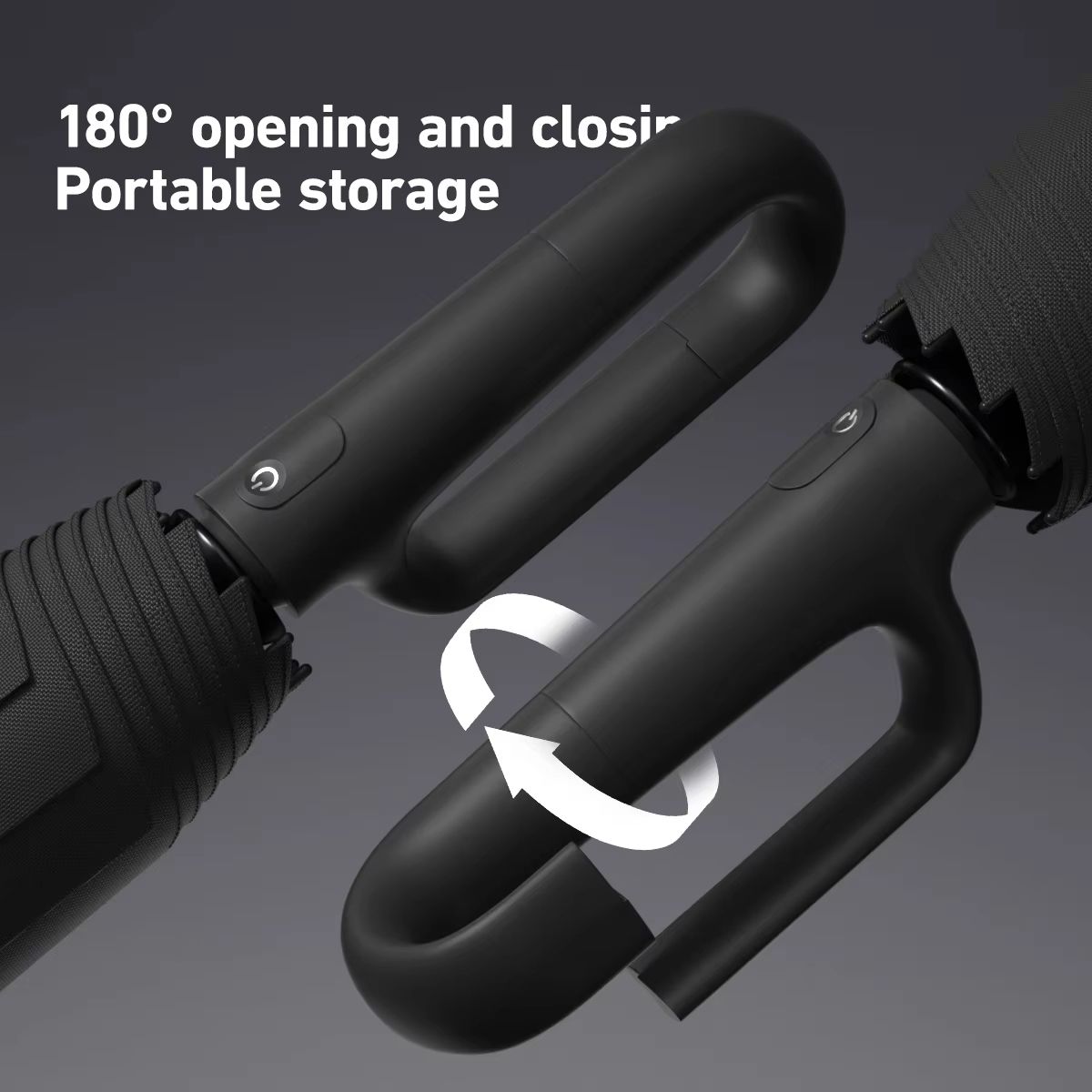 Automatic Folding Umbrella  Windproof DoubleLayer Portable And Sturdy Design For Men And Women 3