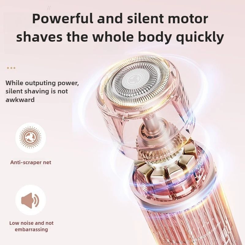 Electric Shaver For Women Waterproof Wet And Dry 2 In 1 Bikini Hair Trimmer And Dual Head Razor 5