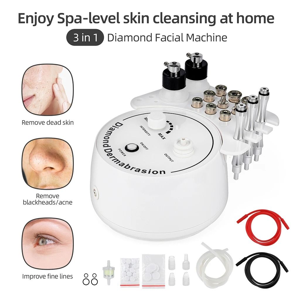 Professional Diamond Microdermabrasion Machine With Water Spray Exfoliation For Deep Pore Cleaning  2