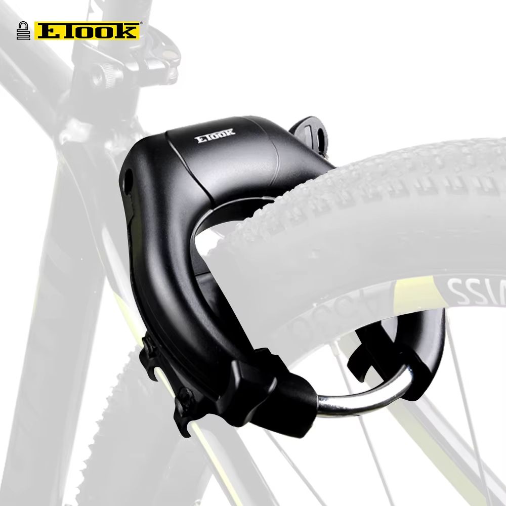 ETOOK HeavyDuty Bike Lock  AntiTheft Hardened Steel Horseshoe Lock For Road And Mountain Bicycles 1