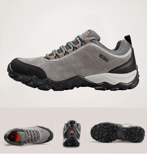 Humtto Mens Leather Hiking Shoes Outdoor Trekking Sneakers 4