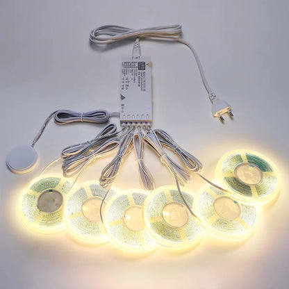 Smart COB LED Strip Light With Touch Sensor  320 LEDsm Dimmable Wood Penetrable Lighting For Kitche 3