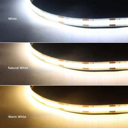 Smart COB LED Strip Light With Touch Sensor  320 LEDsm Dimmable Wood Penetrable Lighting For Kitche 4