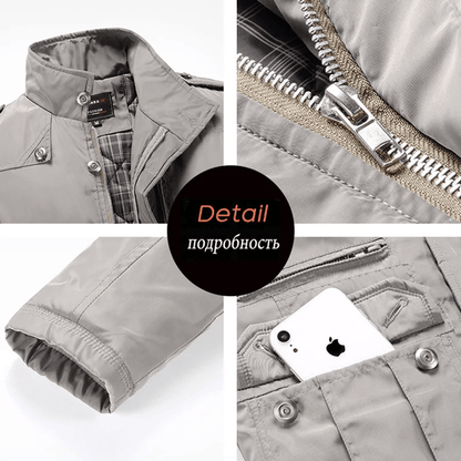 UrbanShield Mens Windproof Business Jacket 2