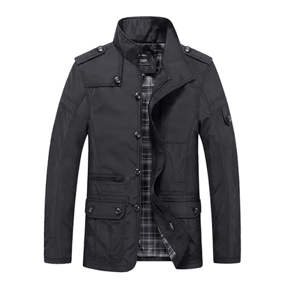UrbanShield Mens Windproof Business Jacket 1