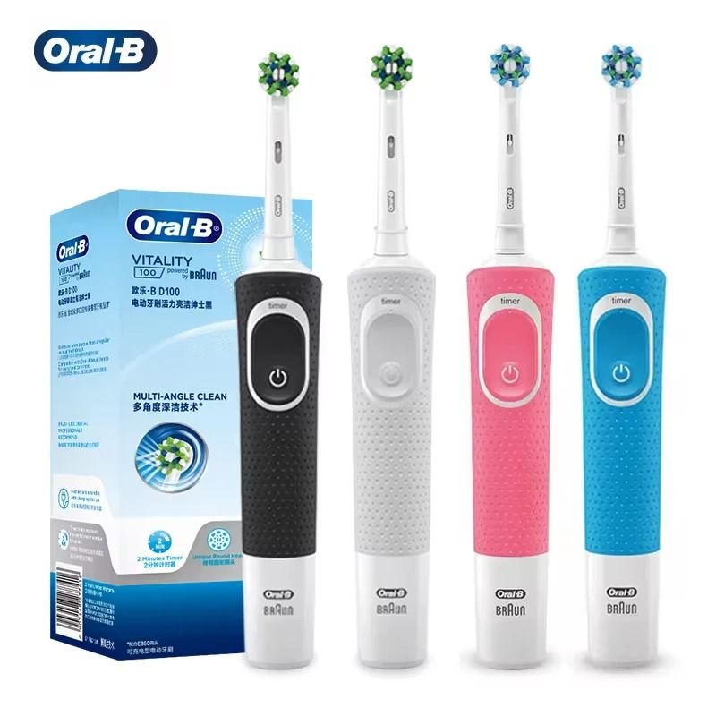 Rechargeable Electric Toothbrush with Timer and Waterproof Design for Deep Cleaning