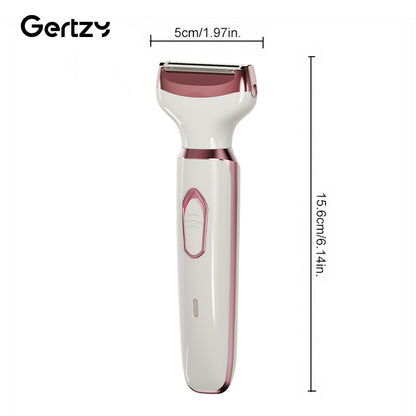 4-in-1 Rechargeable Electric Razor for Women, All-in-One Painless Grooming Kit for Face, Nose, Legs, Underarm & Bikini,