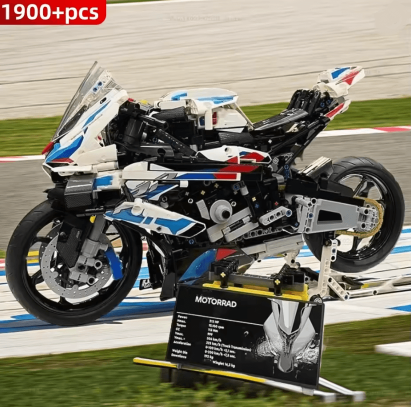 MotoBuild Simulation Motorcycle Building Blocks Model