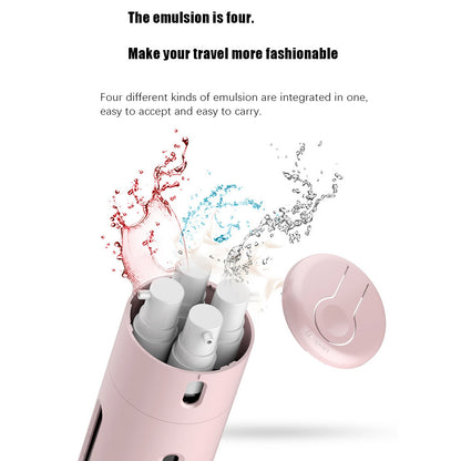 Travel Dispenser Split Bottle for Shampoo, Lotion, Shower Gel, Soap, Portable Empty Sub-bottle Press Container Bottles