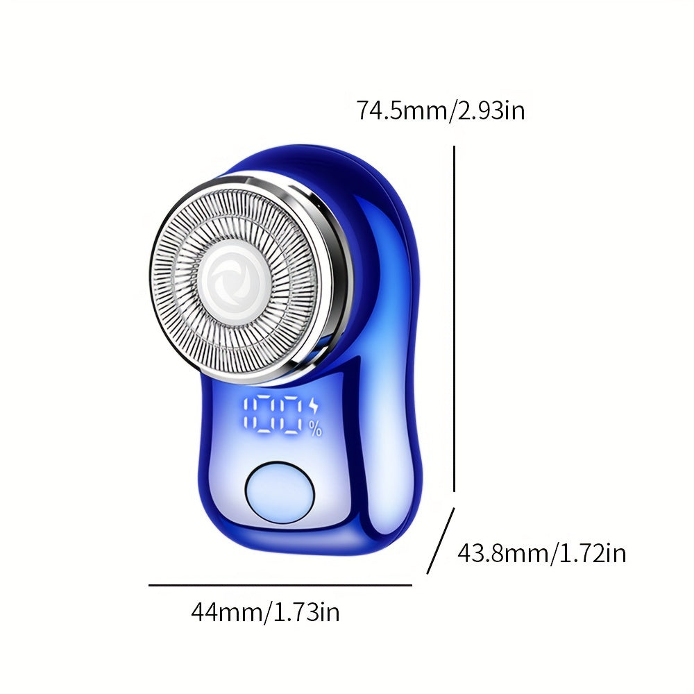 Mens Capsule Electric Shaver, Ultimate Mini Portable Shaver for Travel & Smart Grooming On-The-Go