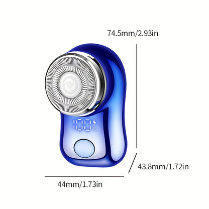 Mens Capsule Electric Shaver, Ultimate Mini Portable Shaver for Travel & Smart Grooming On-The-Go