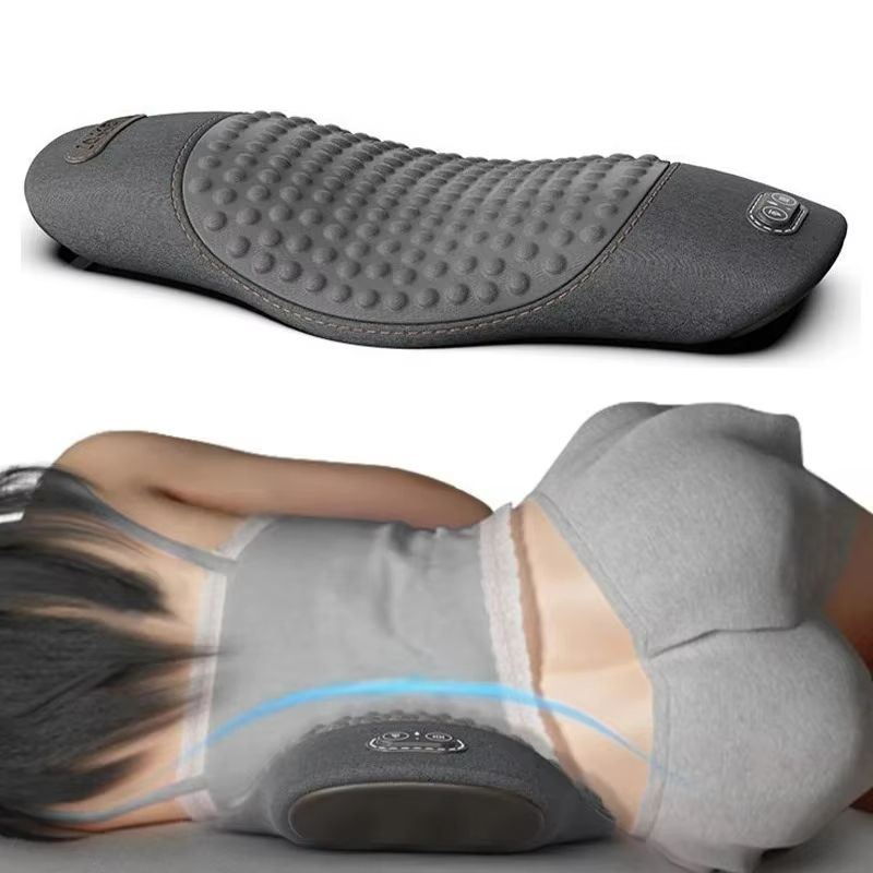 Heated Waist Support Pillow  Electric Massage Sleep Pad For Lower Back Pain Relief  Nighttime Comfo 12