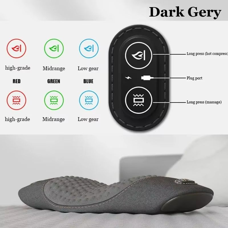 Heated Waist Support Pillow  Electric Massage Sleep Pad For Lower Back Pain Relief  Nighttime Comfo 15