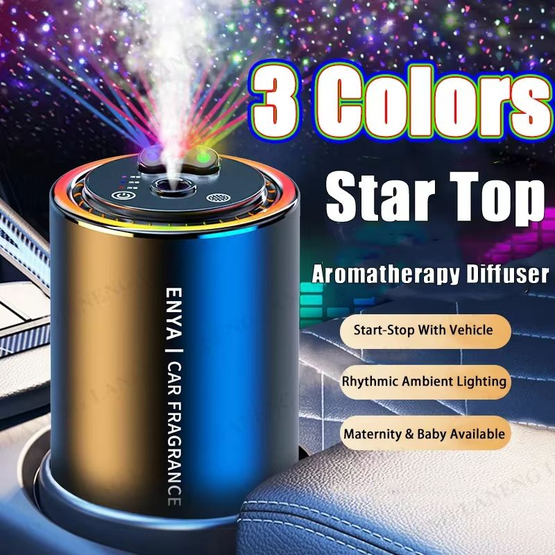 Starry Sky Car Air Freshener – Essential Oil Aroma Diffuser & Perfume Clip for Long-Lasting Car Fragrance