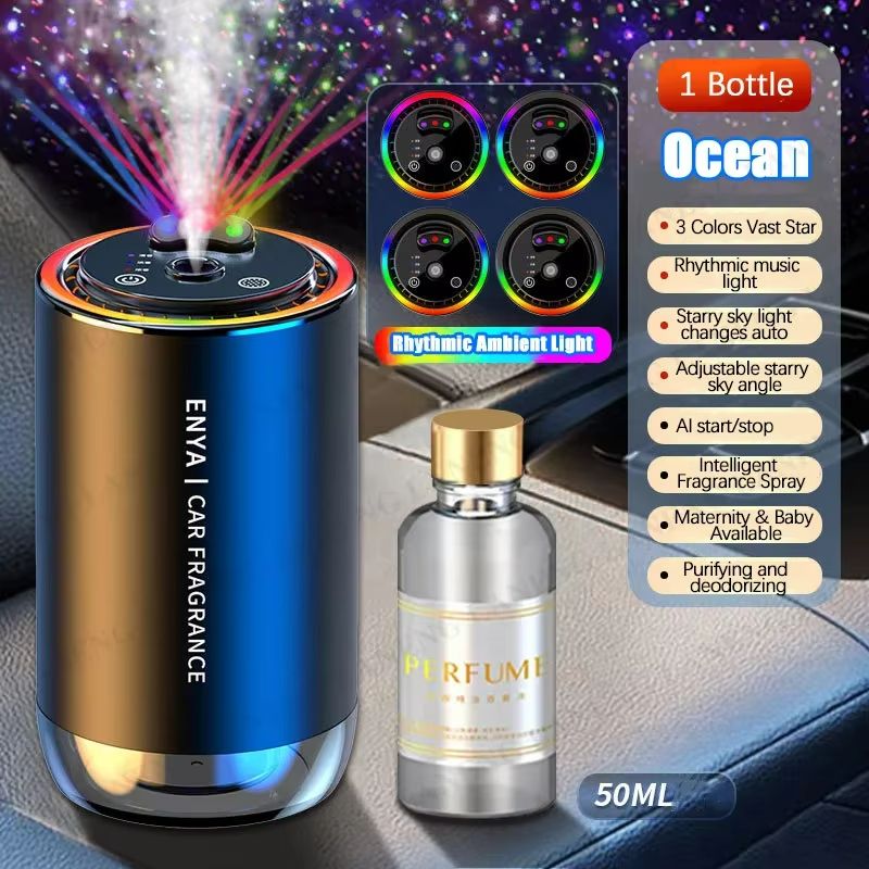 Starry Sky Car Air Freshener  Essential Oil Aroma Diffuser  Perfume Clip For LongLasting Car Fragra 5