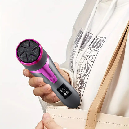 Professional 2Speed Electric Foot Grinder With Chip Vacuum Cleaner  LED Foot File 10Piece Pedicure  4