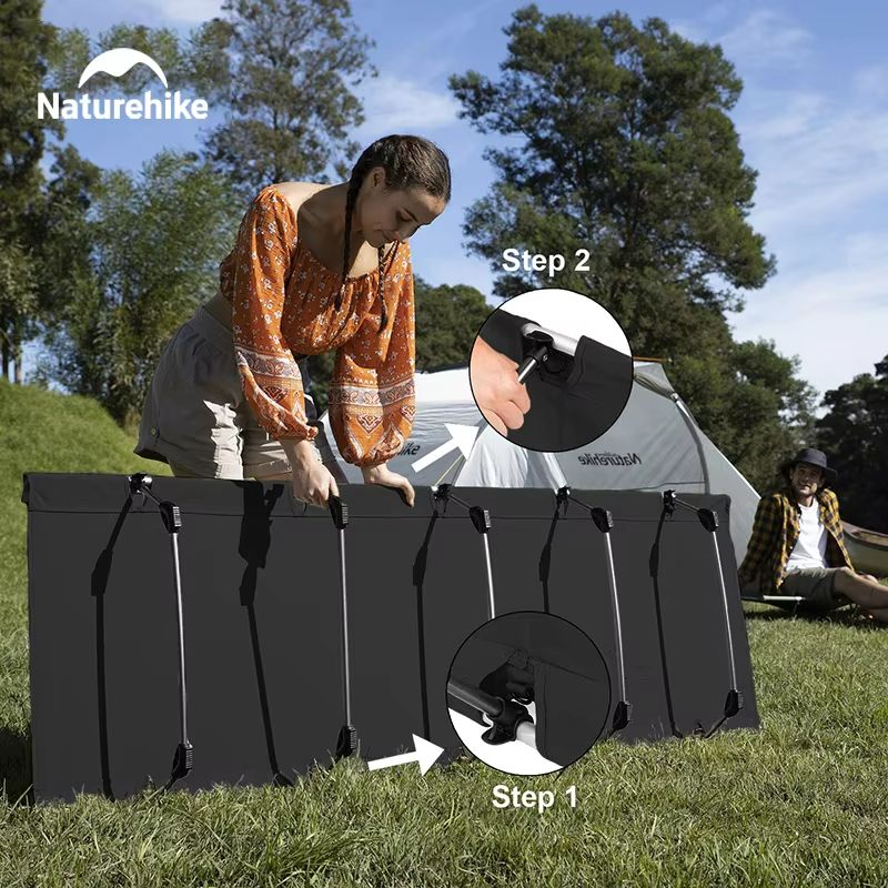 Naturehike Folding Camping Cot  Lightweight Portable Bed For Outdoor Travel Hiking  Backpacking 2