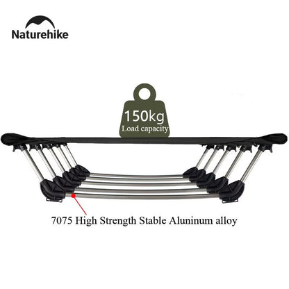 Naturehike Folding Camping Cot  Lightweight Portable Bed For Outdoor Travel Hiking  Backpacking 3