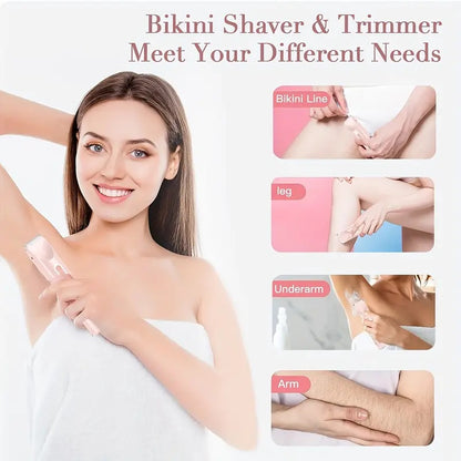 The Ideal 2-in-1 Dual Head Women's Electric Shaver, Precision Electric Hair Clipper