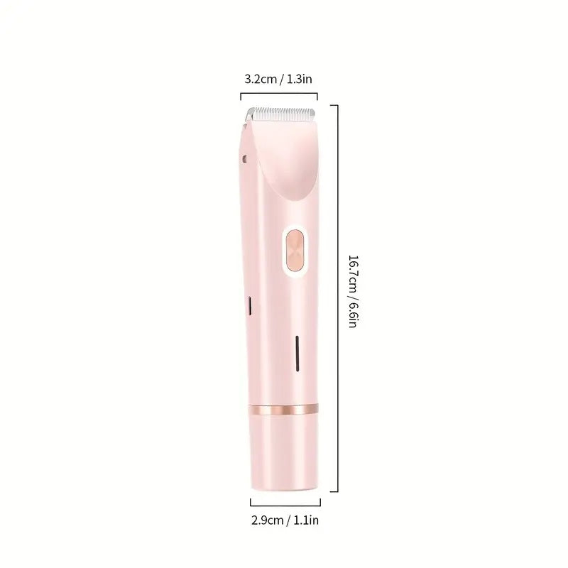 The Ideal 2-in-1 Dual Head Women's Electric Shaver, Precision Electric Hair Clipper