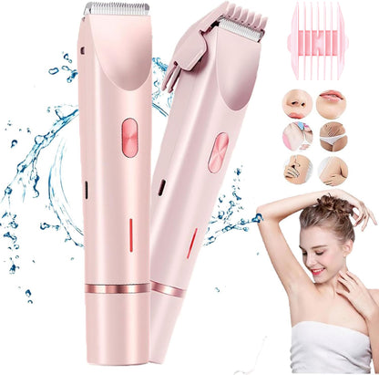 The Ideal 2-in-1 Dual Head Women's Electric Shaver, Precision Electric Hair Clipper