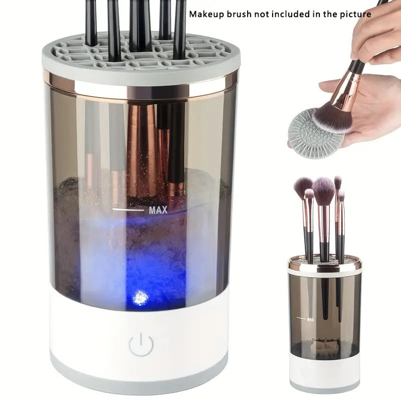 USB Plug Portable Electric Makeup Brush Cleaner, Quick Rubber Machine for Fast, Deep Cleaning