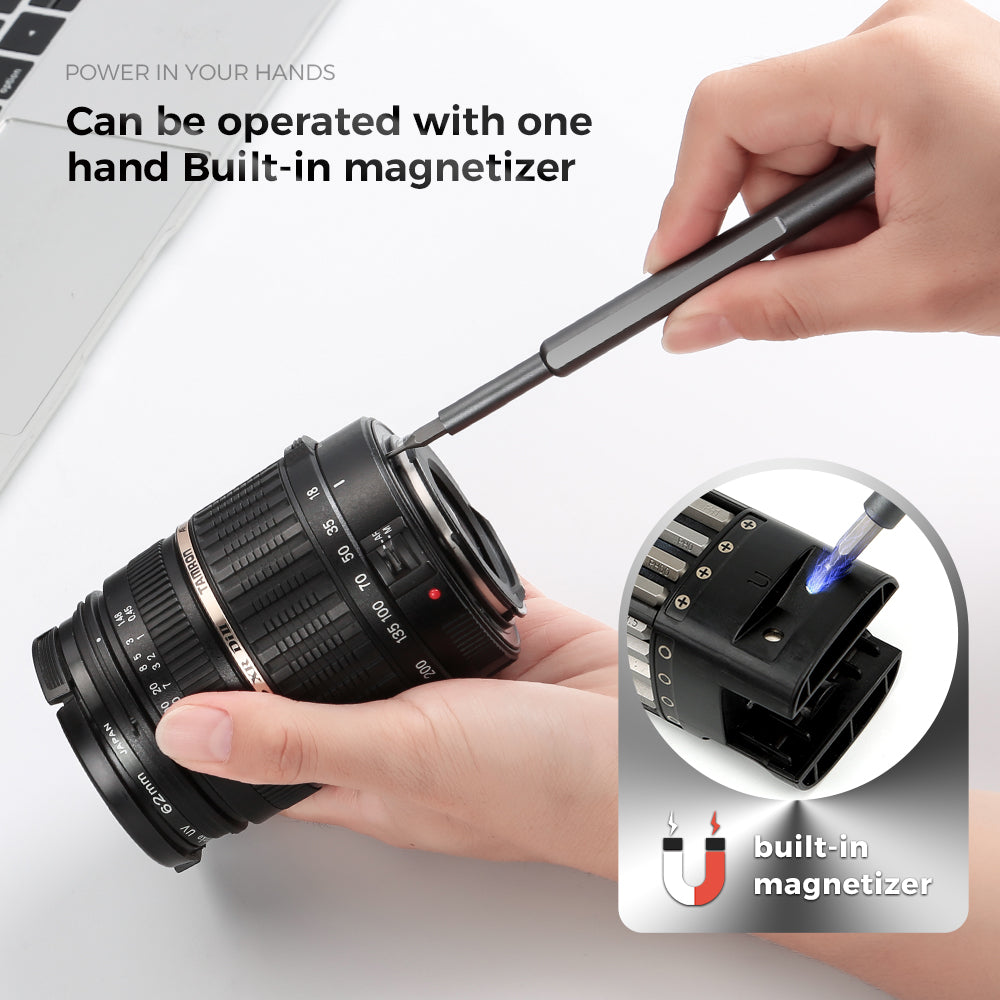 Portable Manual Hand Tool Kit Precision Screwdriver Set 46 In 1 Wireless Cordless Magnetic Small Bi 2