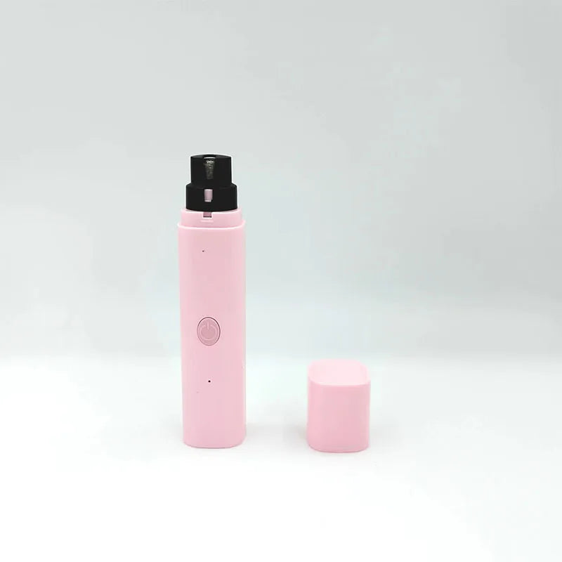Electric Dog Nail Grinder with LED Light, Rechargeable USB Pet Nail Clipper for Quiet, Safe Trimming of Dog & Cat Paws