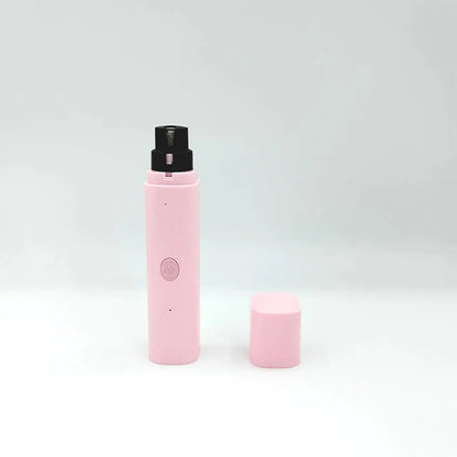 Electric Dog Nail Grinder with LED Light, Rechargeable USB Pet Nail Clipper for Quiet, Safe Trimming of Dog & Cat Paws