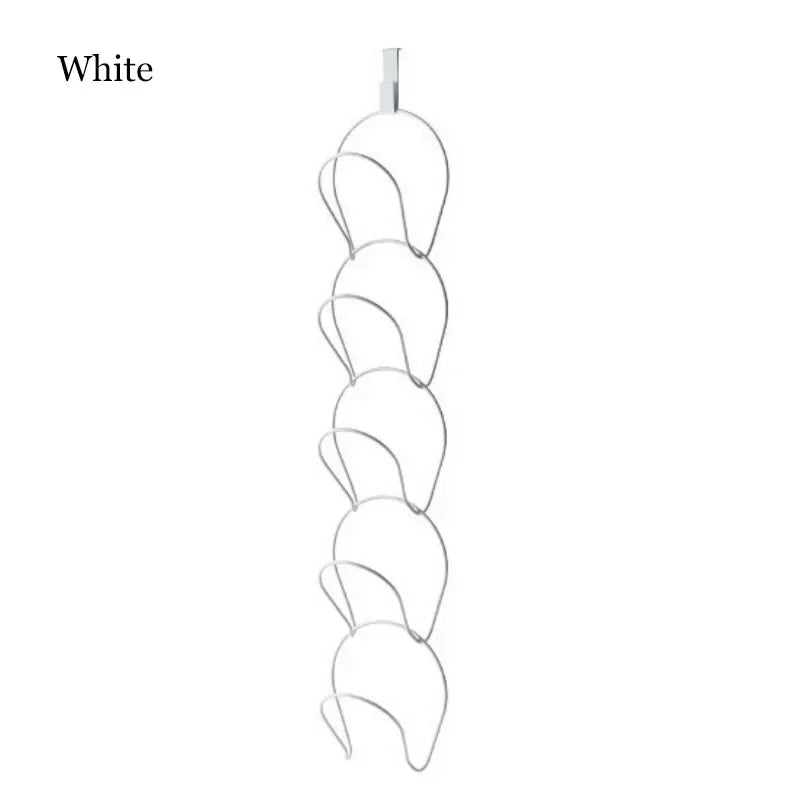 5-Hook Storage Rack Organizer, Space-Saving Hat, Scarf, Bag Hanger for Closet, Bedroom, or Door