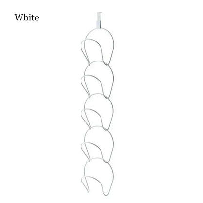 5-Hook Storage Rack Organizer, Space-Saving Hat, Scarf, Bag Hanger for Closet, Bedroom, or Door