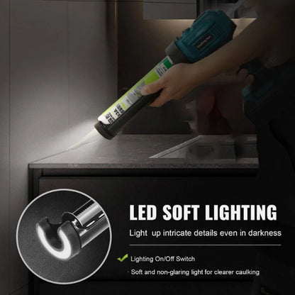 Electric Caulking Gun Cordless 4Speed Lithium Battery Glass Glue Gun For Doors And Windows 4