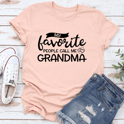 My Favorite People Call Me Grandma Tee 1