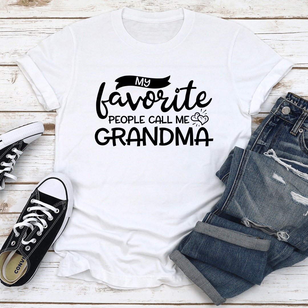 My Favorite People Call Me Grandma Tee 2