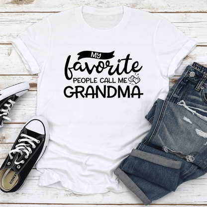 My Favorite People Call Me Grandma Tee 2