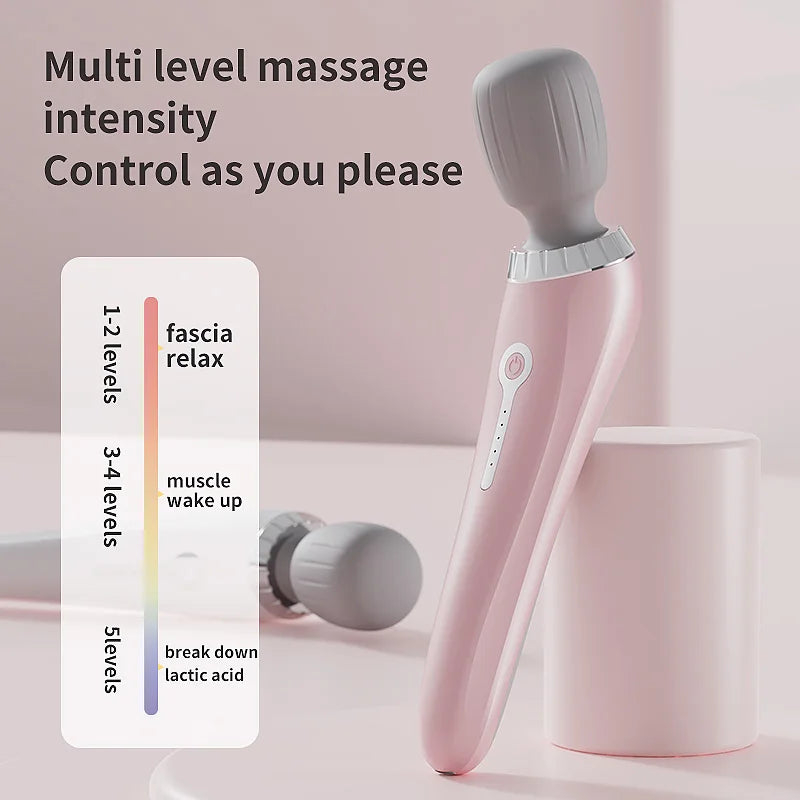 Portable Fascial Massage Gun, Electric Percussion Massager for Deep Tissue Muscle Relaxation, Pain Relief for Body, Neck