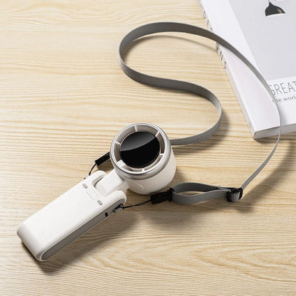 Mini High Speed Handheld Fan With USB Charging And Digital Display 2