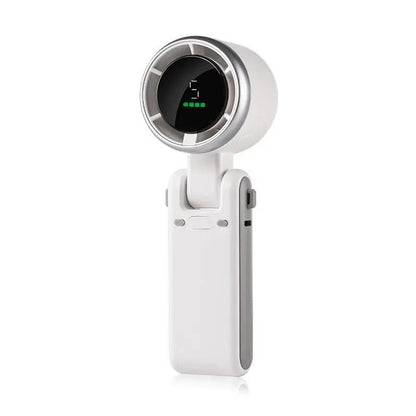 Mini High Speed Handheld Fan With USB Charging And Digital Display 6
