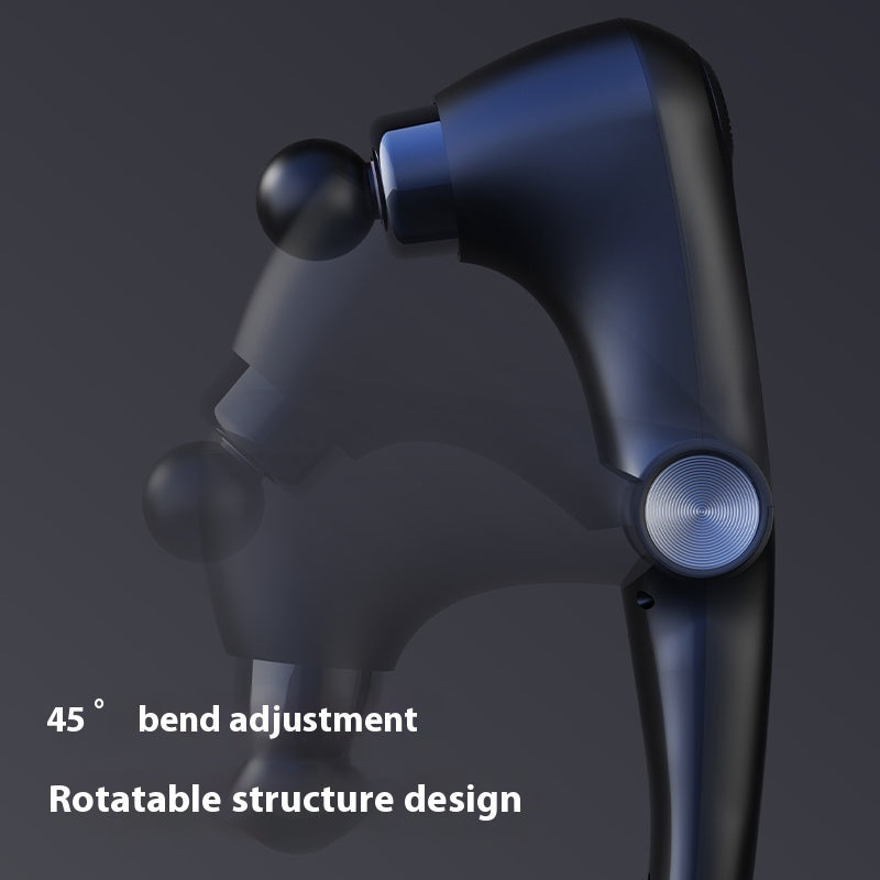 Deep Tissue Foldable Massage Gun With Heat  Cold Therapy Adjustable Angle Portable Percussion Massa 2