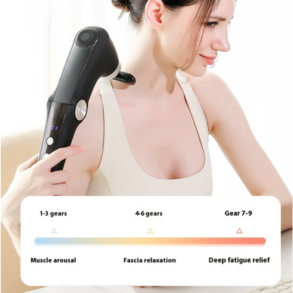 Deep Tissue Foldable Massage Gun With Heat  Cold Therapy Adjustable Angle Portable Percussion Massa 5