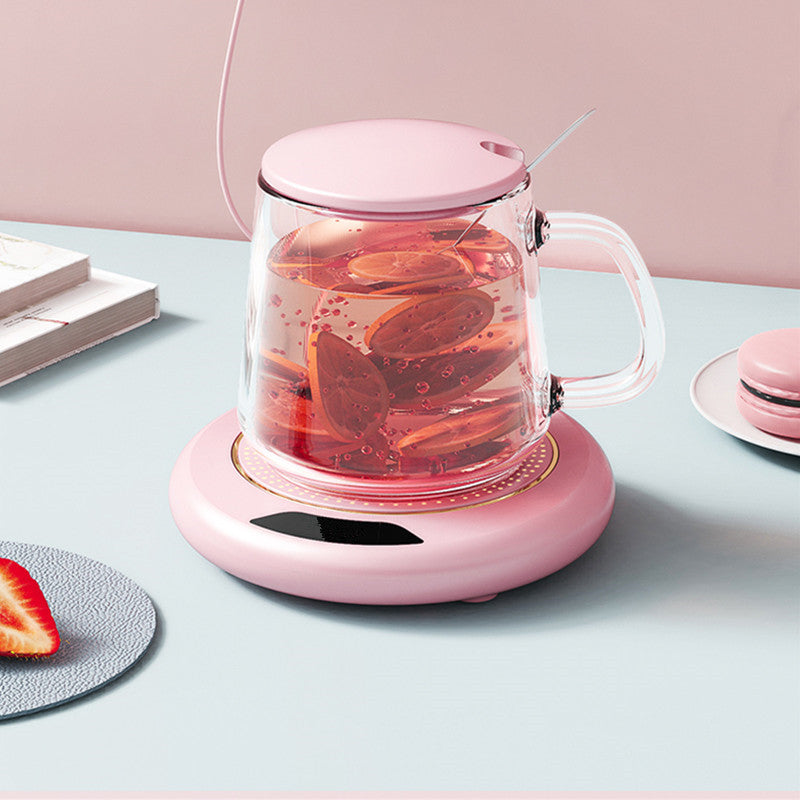 1PC Thermostatic Heating Coaster USB, 3-Speed Adjustment (55°-75°), Home & Office Heating Cup Mat for Coffee & Tea