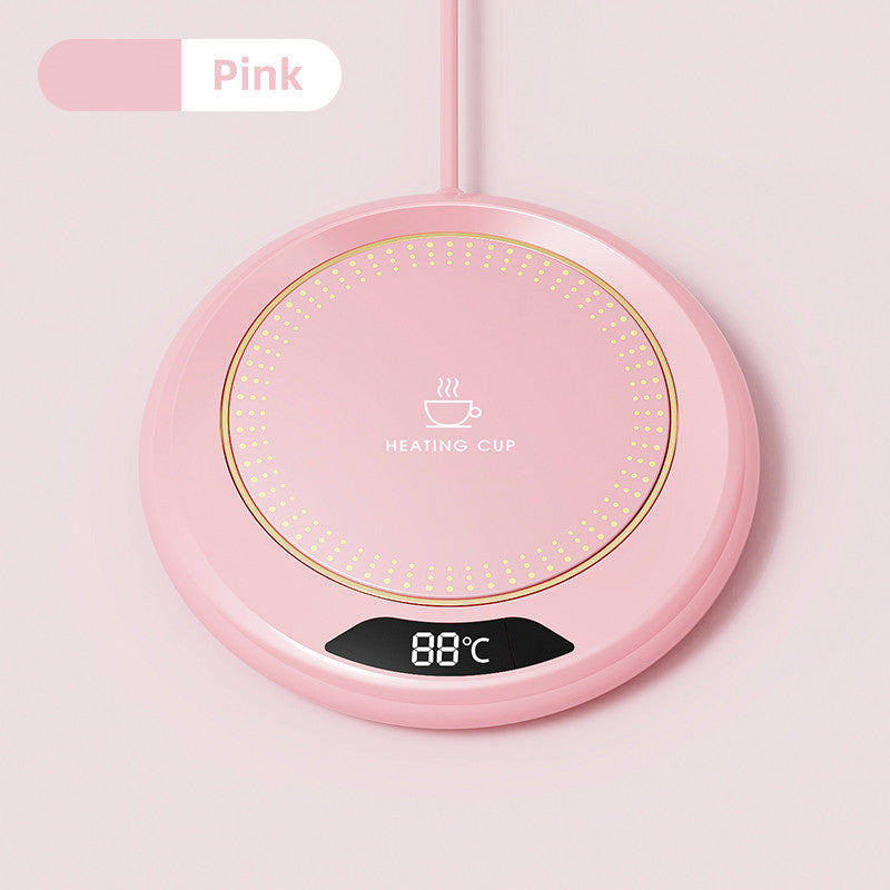 1PC Thermostatic Heating Coaster USB, 3-Speed Adjustment (55°-75°), Home & Office Heating Cup Mat for Coffee & Tea