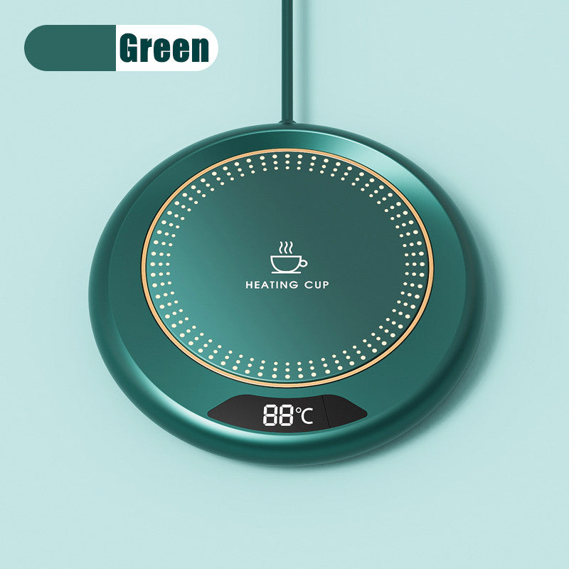 1PC Thermostatic Heating Coaster USB, 3-Speed Adjustment (55°-75°), Home & Office Heating Cup Mat for Coffee & Tea