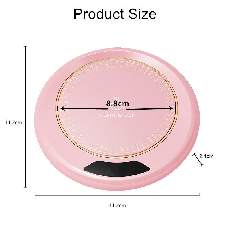 1PC Thermostatic Heating Coaster USB, 3-Speed Adjustment (55°-75°), Home & Office Heating Cup Mat for Coffee & Tea
