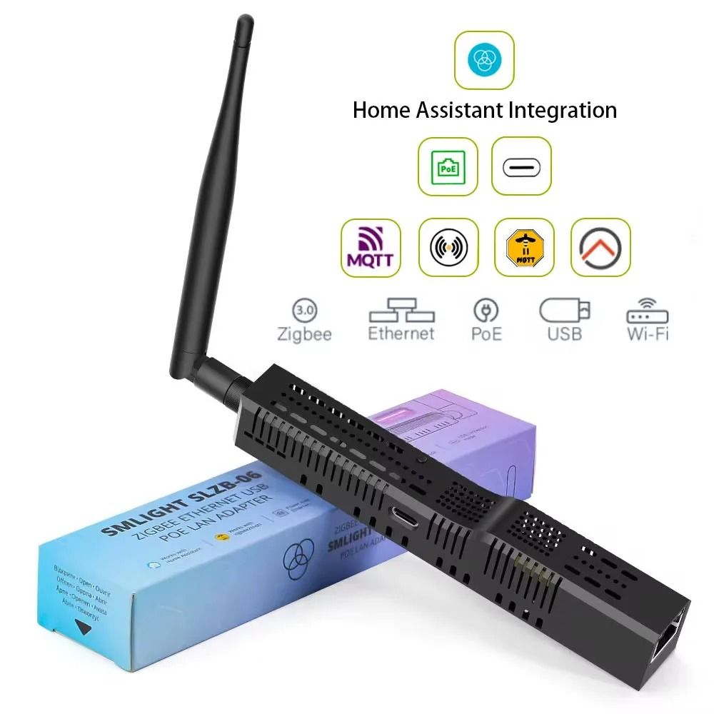 Zigbee 30 Gateway Coordinator Ethernet USB WiFi Hub With PoE For Smart Home Automation 1
