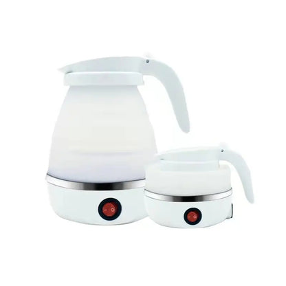 220V 06L Mini Folding Kettle 600W Portable Silicone Electric Kettle For Travel  Home Fast Boil Wate 1