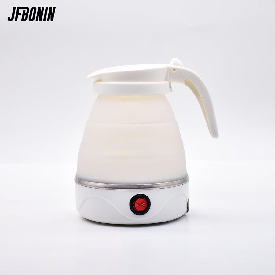 220V 06L Mini Folding Kettle 600W Portable Silicone Electric Kettle For Travel  Home Fast Boil Wate 4