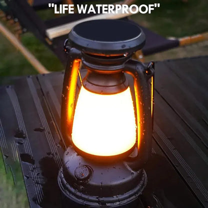Retro Horse LED Desk Lamp, Charging Decoration Atmosphere Light for Home, Outdoor Camping & Bar Table