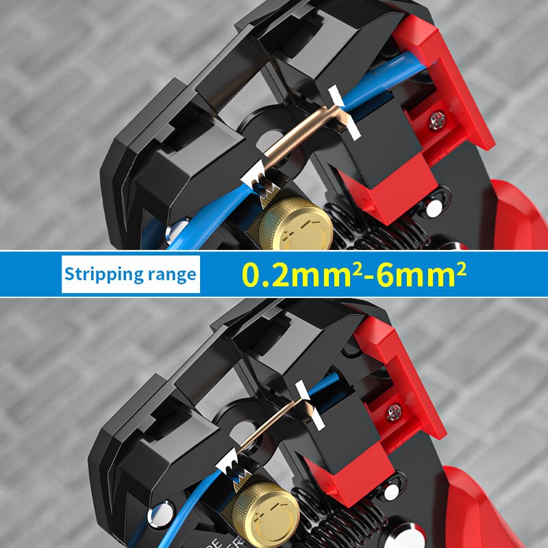 Professional Electrician Wire Tool Cable Wire Stripper Cutter Multifunctional Crimping Stripping Pl 2